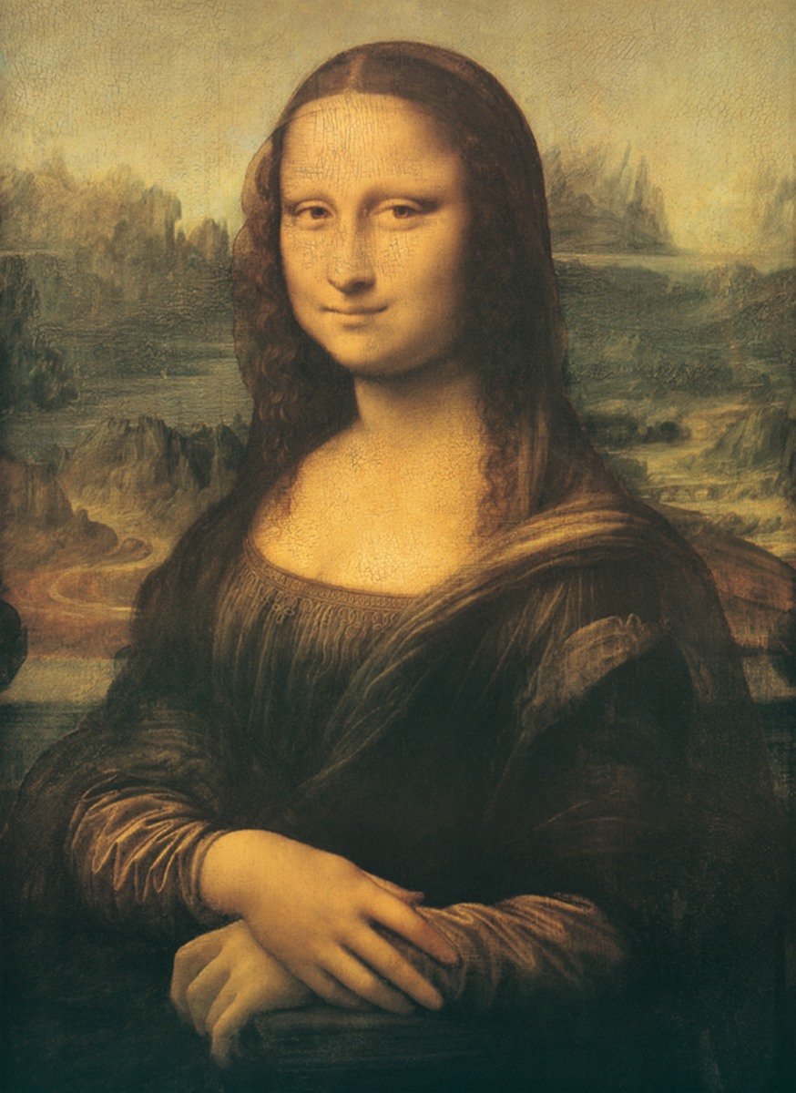 Eurographics - mona lisa - leonardo da vinci - 1000 elementów 48×68cm (szer.×wys.) - puzzle artystyczne