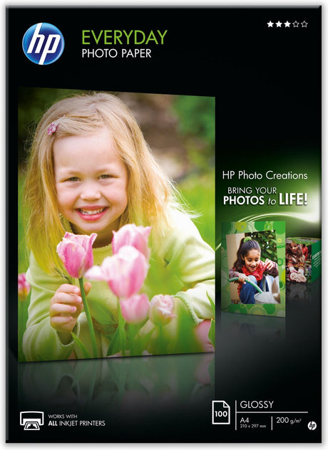 Papier fotograficzny HP q2510a do codziennego użytku - a4 200g m
