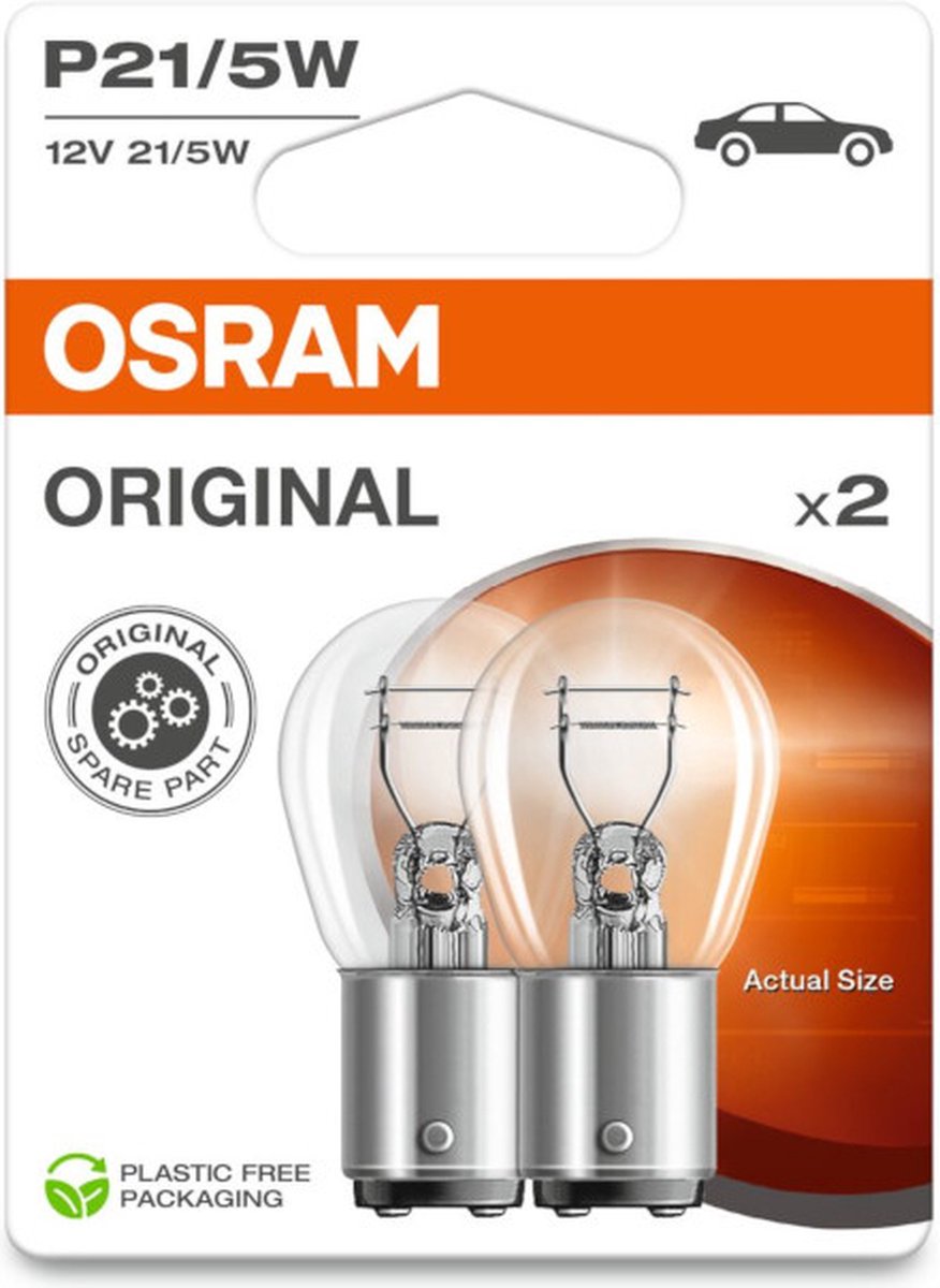 Lampy samochodowe marki Osram Original Line p21 5w 2 sztuki