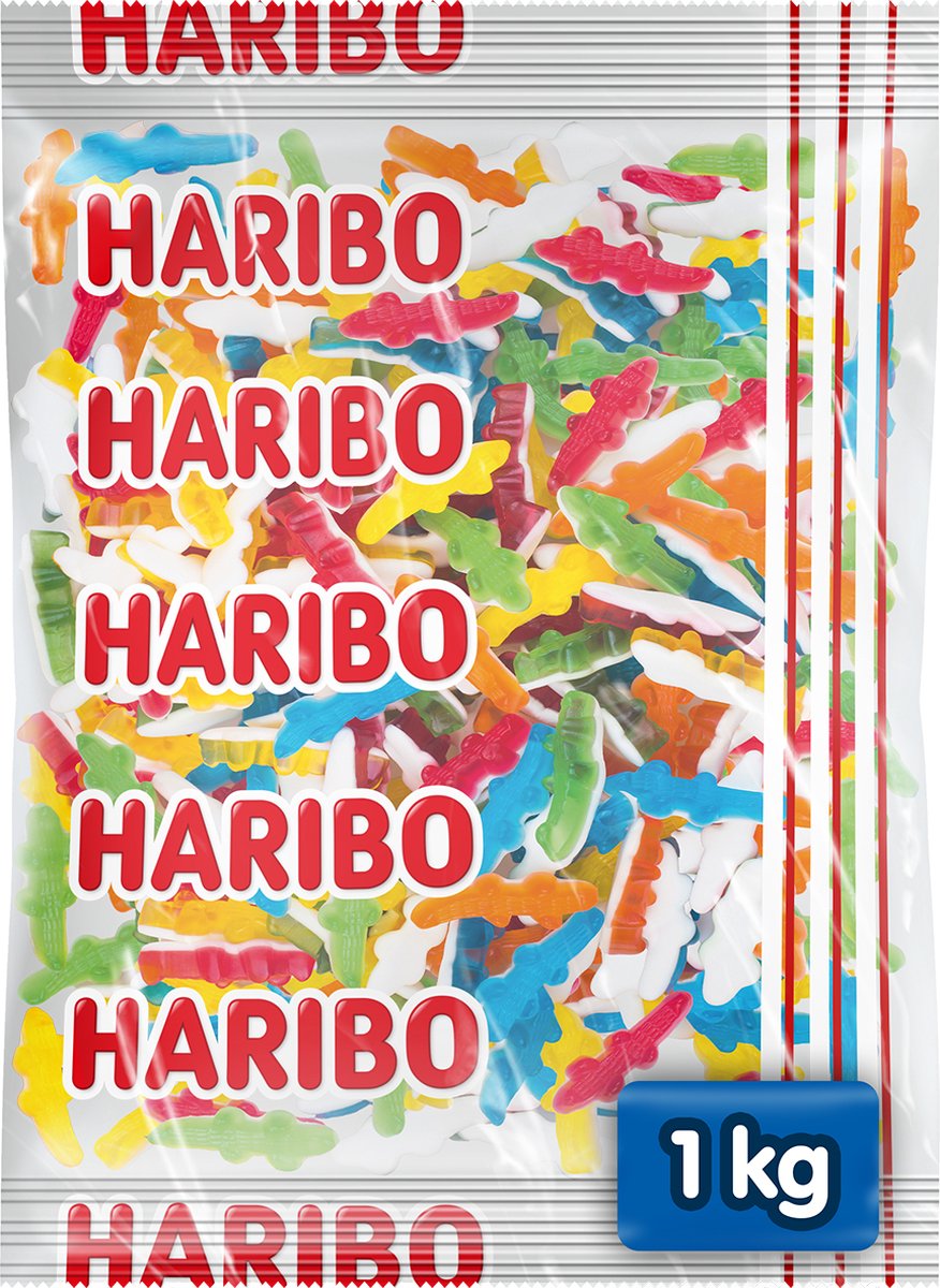 Krokodyle Haribo - cukierki z pianką - worek 1kg
