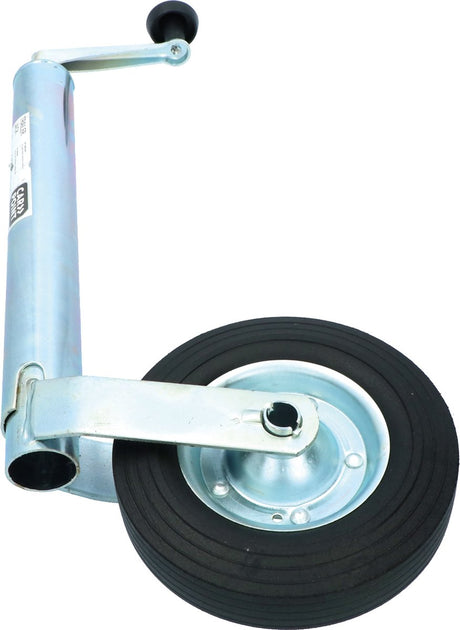 Koło przednie Carpoint 48 mm - nośność 150 kg - koło z pełnej gumy - do przyczepy kempingowej