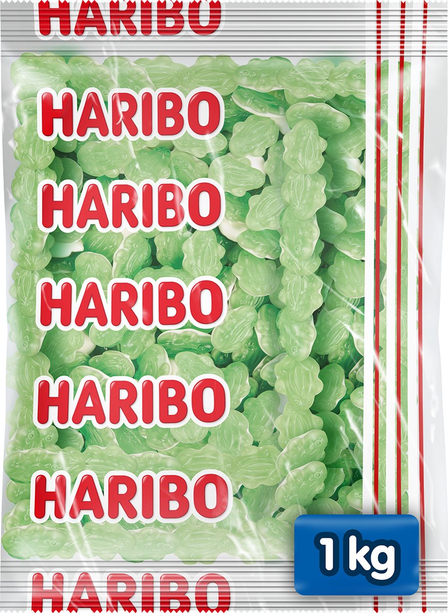 Żaby Haribo - cukierki z pianką - worek 1kg