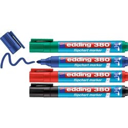 Marker do flipchartów edding 380 ultra 1,5-3 mm, okrągły, na bazie wody