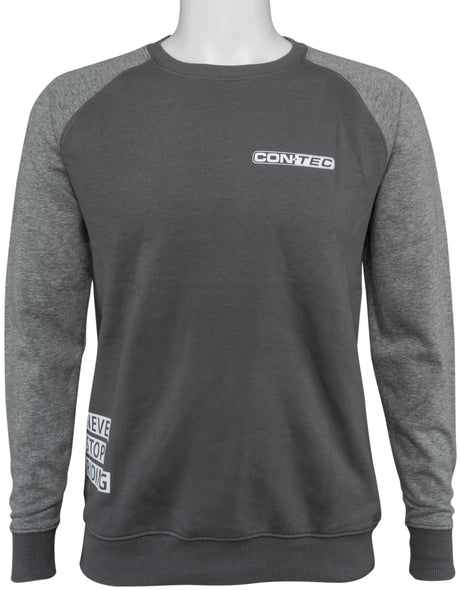 Bluza Contec nigdy nie przestawaj jeździć Bluza ct nigdy nie przestawaj jeździć czarno-szara, rozmiar xx