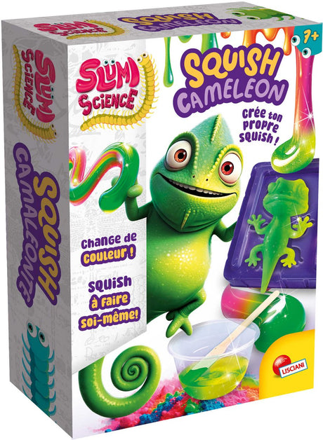 Lisciani slumi science kieszonkowy squish camaleonte wyd. francuski