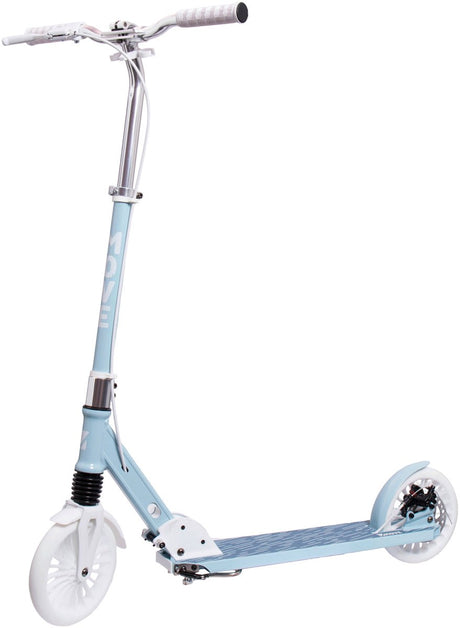 Hulajnoga składana Move skates - Move 200 Disc - retro niebieska - składana - z regulacją wysokości - dla dzieci i dorosłych (8+)