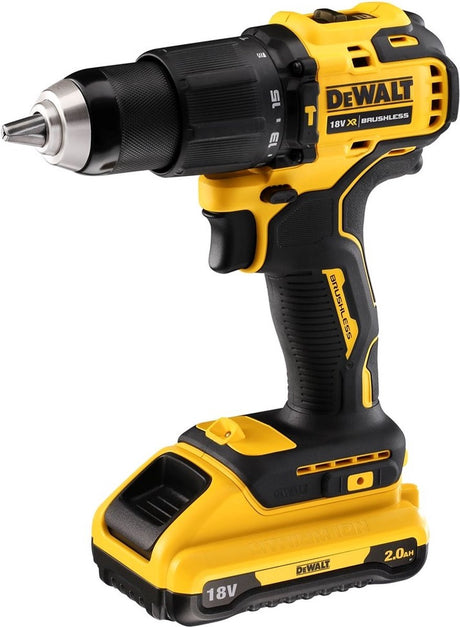 Dewalt -dcd709d2t-qw-akumulatorowa wiertarko-wkrętarka udarowa-18v - 2 x 2 Ah Li-Ion