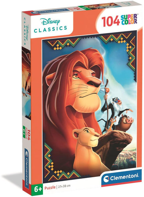Clementoni - puzzle - 104 elementy - Disney Król Lew - puzzle dla dzieci - od 6 lat