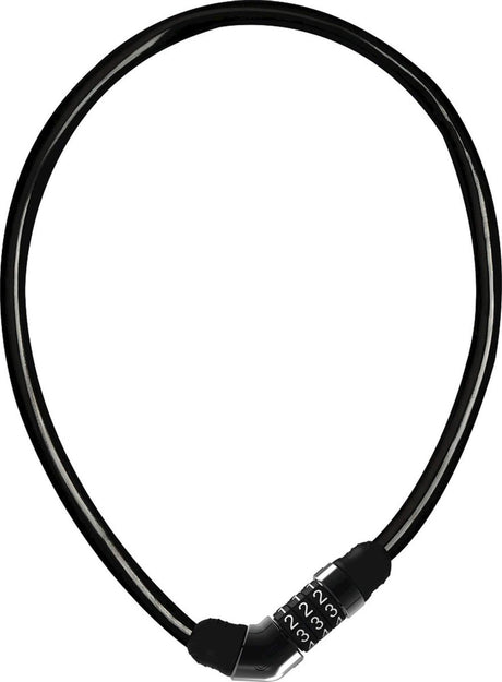 Zamek linkowy Abus 4408c - zamek szyfrowy - linka stalowa o długości 65 cm w osłonie z tworzywa sztucznego - poziom bezpieczeństwa 2 - niebieski