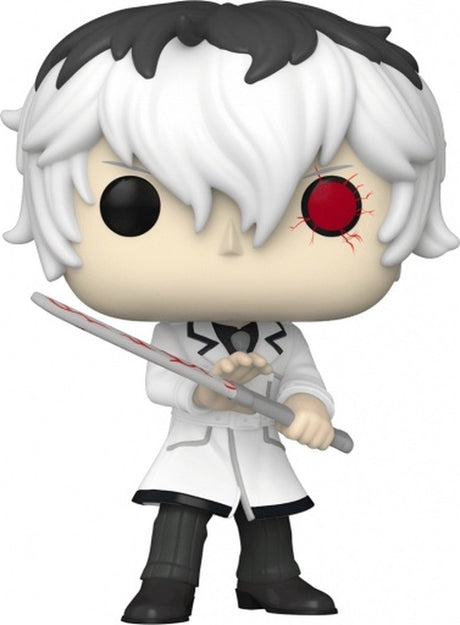Funko Tokyo Ghoul – pop! animacja haise sasaki w białym stroju figurka kolekcjonerska 9 cm - wielokolorowa