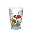 Papstar zestaw 10 kubków do picia piracka załoga karton 0,2l ã˜7x9,7cm