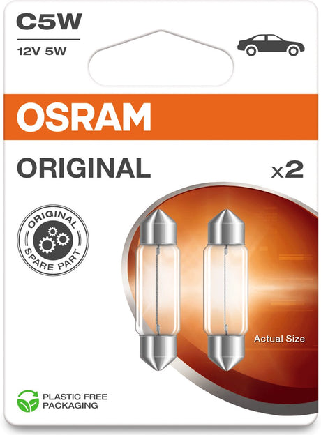 Osram soffittenlampe lampa soff.12v 5w 2szt.sb podstawa sv 8.5-8