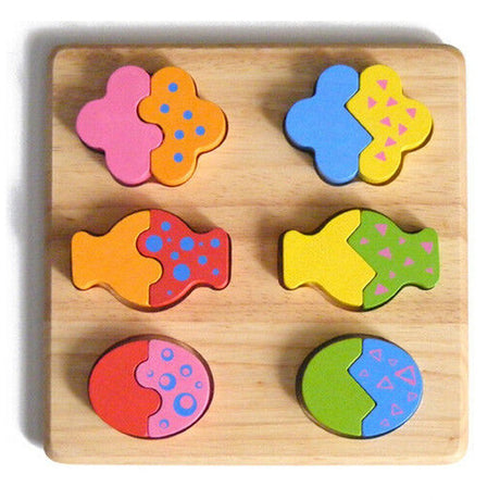 Puzzle Pintoy, które łączą i dopasowują kształty