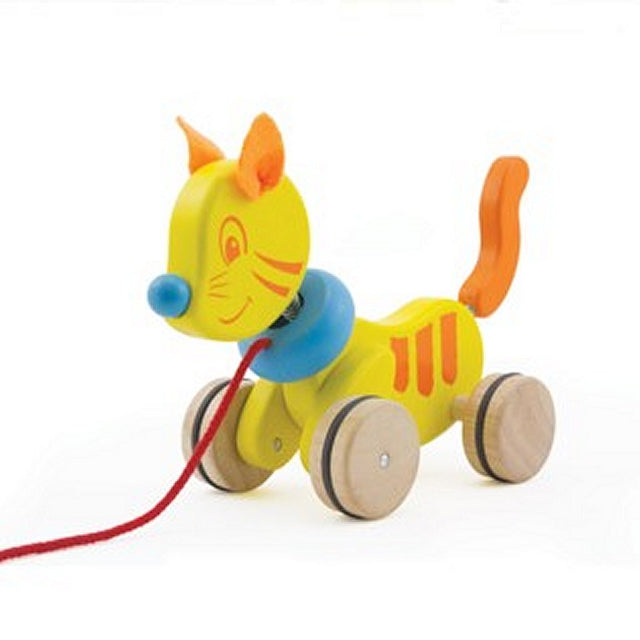 Drewniana figurka kota Pintoy P13500