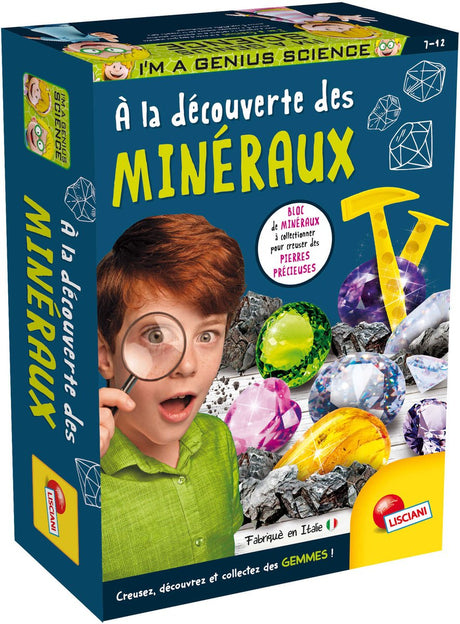 Lisciani, jestem geniuszem kieszonkowym - a la decouverte des mineralaux
