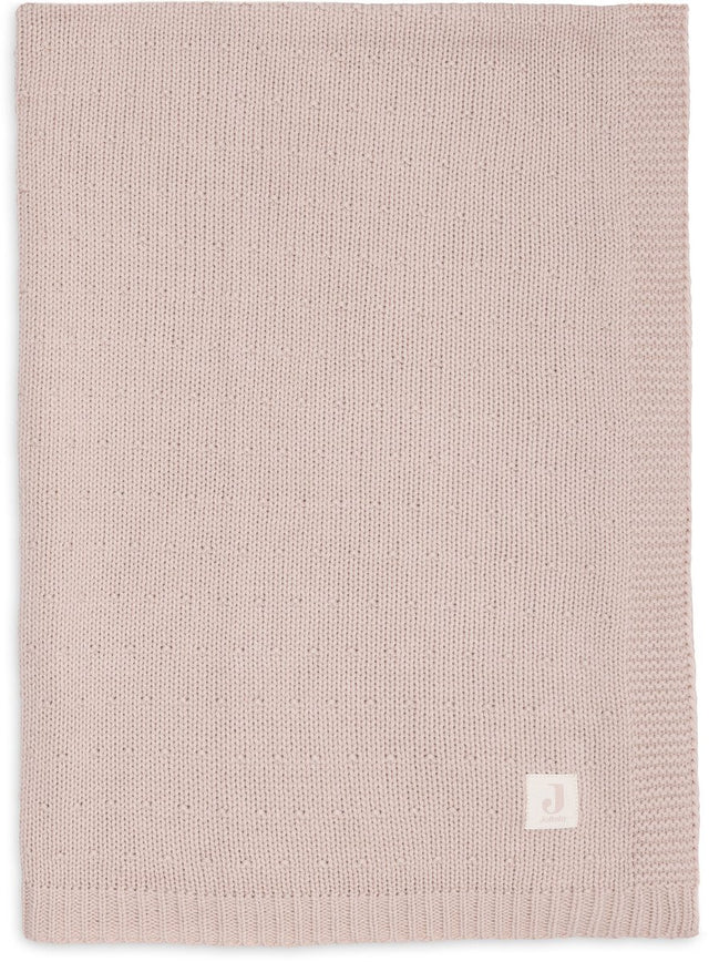 Jollein deken ledikant 100x150cm sprinkle knit silk rose