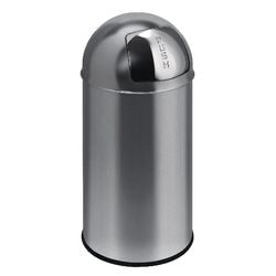 Kosz na śmieci Push puszka 40l matowy chrom