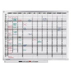 Magnetische jaarplanner professional legamaster 7-400000 120x90cm geëmailleerd