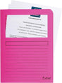 Exacompta Forever® opakowanie 100 teczek z okienkiem 120g m2 - 22x31cm na A4 - fuksja - 50108e