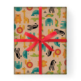 Rol inpakpapier dieren. 70 cm x 200 mete