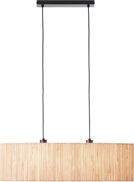 Genialna wimea - lampa wisząca - e27 max 2x40w - czarna natura