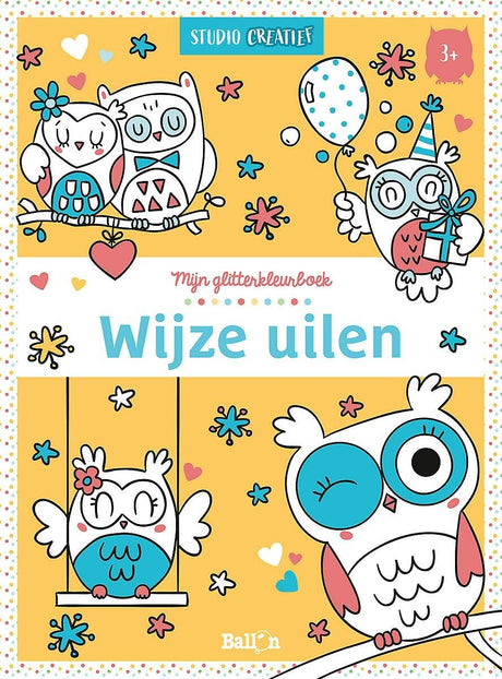 Wygrywa Holland, moja brokatowa kolorowanka Mądre sowy