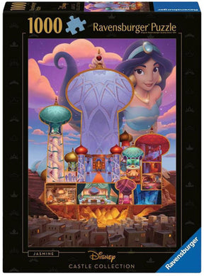 Puzzle Ravensburger Disney Zamki Jaśminowe - 1000 elementów kreskówek.