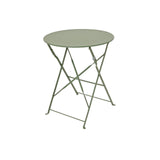 Zestaw bistro Decoris Helsingborg stalowy zewnętrzny zielony ø60xh71cm