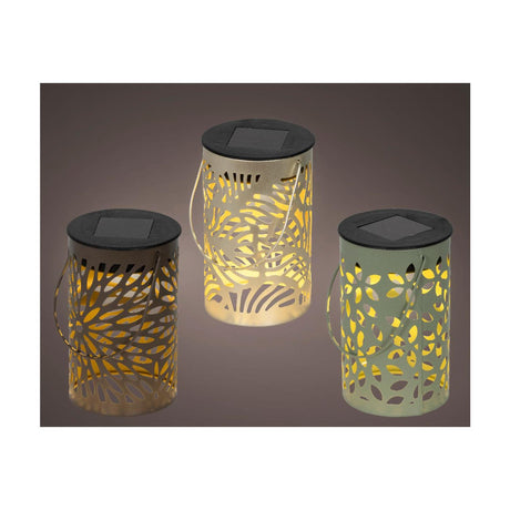 Metalowa latarnia solarna Lumineo ø8xh13cm 3, różne kolory