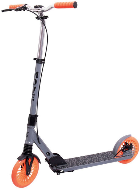 Hulajnoga składana Move skates - Move 200 disc - szaro-pomarańczowa - składana - regulacja wysokości - dzieci i dorośli (8+)