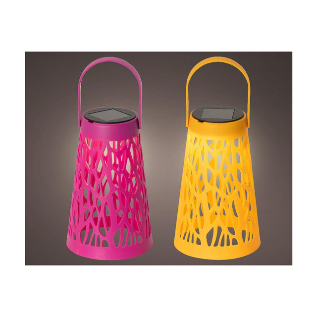Latarnia solarna Lumineo plastikowa ø11,5xh18cm 2, różne kolory
