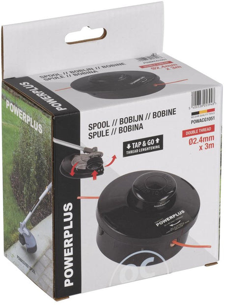Cewka Powerplus powacg1051 - cewka do podkaszarki do trawy i kosy spalinowej - 60476-60478-xg3012-xg3016-xg3023-xg3025-xg30