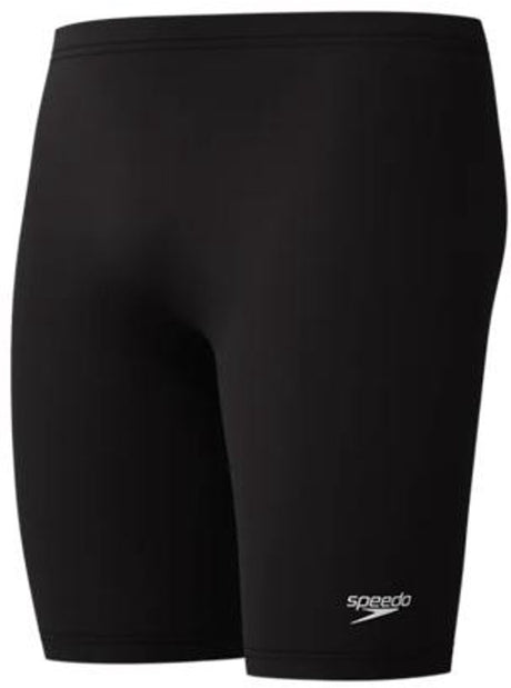Męskie kąpielówki sportowe Speedo Endurance+ logo Jammer - czarno-białe
