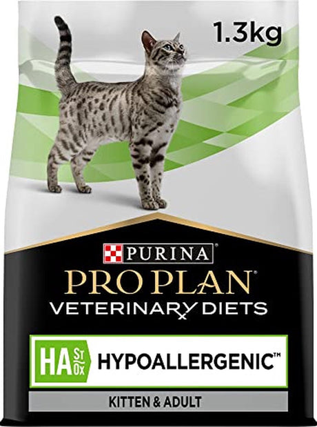 Pro plan diety weterynaryjne dla kotów ha hipoalergiczne - karma dla kotów - 1,3 kg