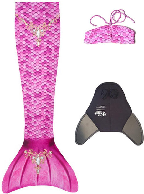 Ogon syreny Kuaki - komplet Princess - xs - 8 lat