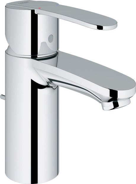 Grohe Wave kosmopolityczna bateria umywalkowa - mały rozmiar - z odpływem - oszczędność wody