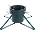 Home styling kerstboomstandaard large groen metaal voor bomen tot 2,5 meter