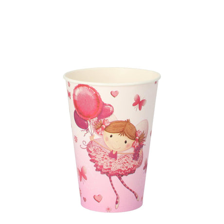 Papstar zestaw 10 kubków do picia Little Dancer karton 0,2l ã˜7x9,7cm