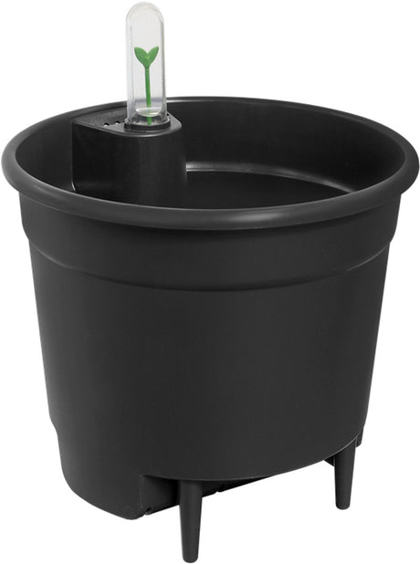 Elho self-watering insert 17 - binnenpot met watermeter - ø 17.0 x h 15.8 cm - living black