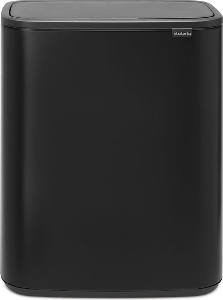 Kosz na śmieci Brabantia bo touch bin - 2 x 30 litrów - segregacja śmieci - czarny mat