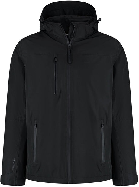 Kjelvik lemmy heren outdoorjas - zwart