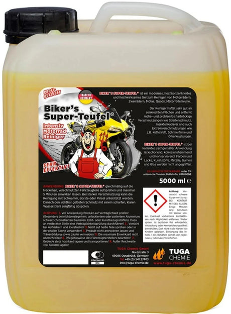 Tuga chemia do czyszczenia motocykli Biker's Super-Teufel Bikers Super Devil 5l Tuga