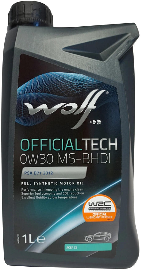 Olej silnikowy Wolf oficjalnytech ms-bhdi olej silnikowy 0w30 1l off.tech ms-bhdi