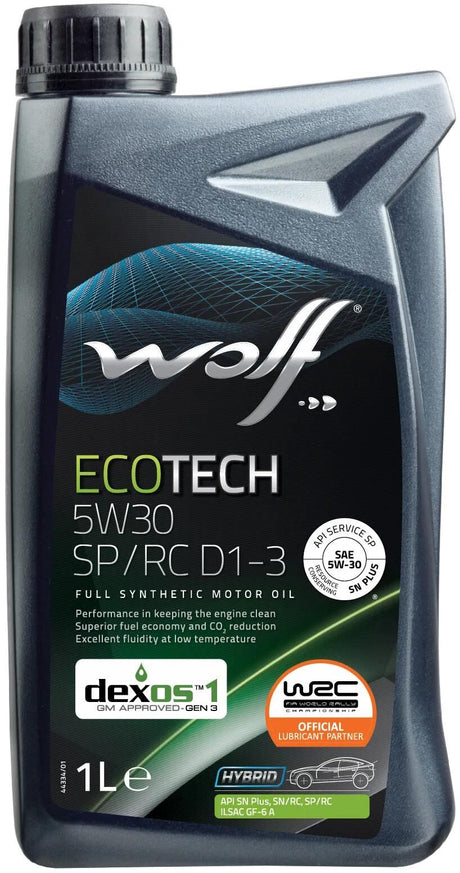 Olej silnikowy Wolf Ecotech sp rc d1-3 olej silnikowy 5w30 1l Ecotech sp rc d1-3