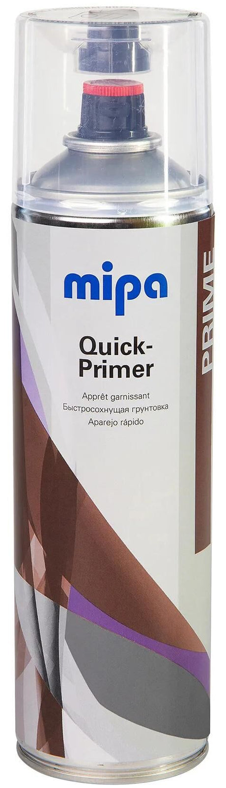 Podkład Mipa do podkładu szybkogruntujący w sprayu szybkopodkładowy w sprayu 500ml ciemnoszary