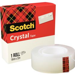 Taśma klejąca Scotch Crystal przezroczysta 600 33m