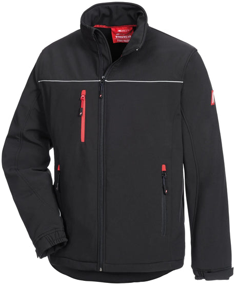 Kurtka softshell bezpieczeństwa Nitras motion tex w rozmiarze lekkiej kurtki softshell. XL motion tex jasnoczarny