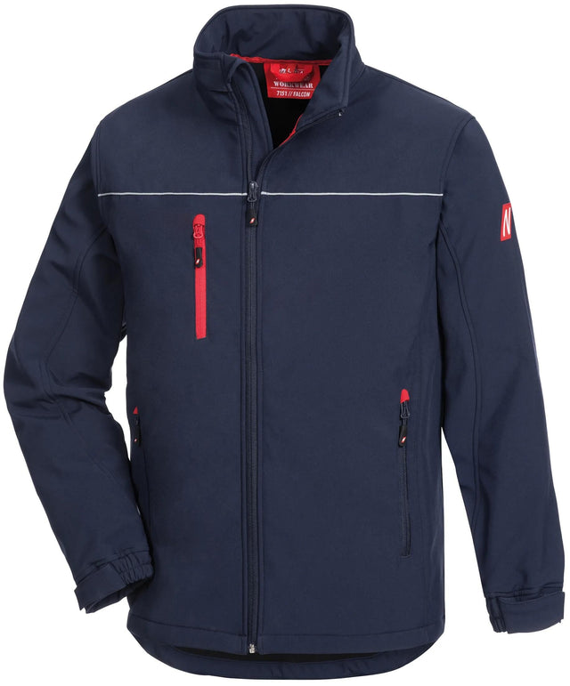 Kurtka softshell bezpieczeństwa Nitras motion tex w rozmiarze lekkiej kurtki softshell. l motion tex jasnoniebieski