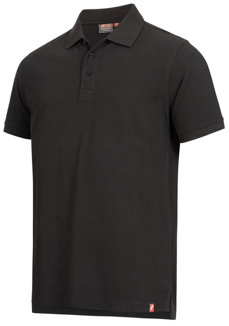 Bezpieczna koszulka polo Nitras Motion Tex w rozmiarze lekkiej koszulki polo. Światło XXL Black Nitras Motion Tex