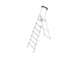 Schody domowe Hailo l40 7-stopniowe aluminiowe (6 stopni + podest)